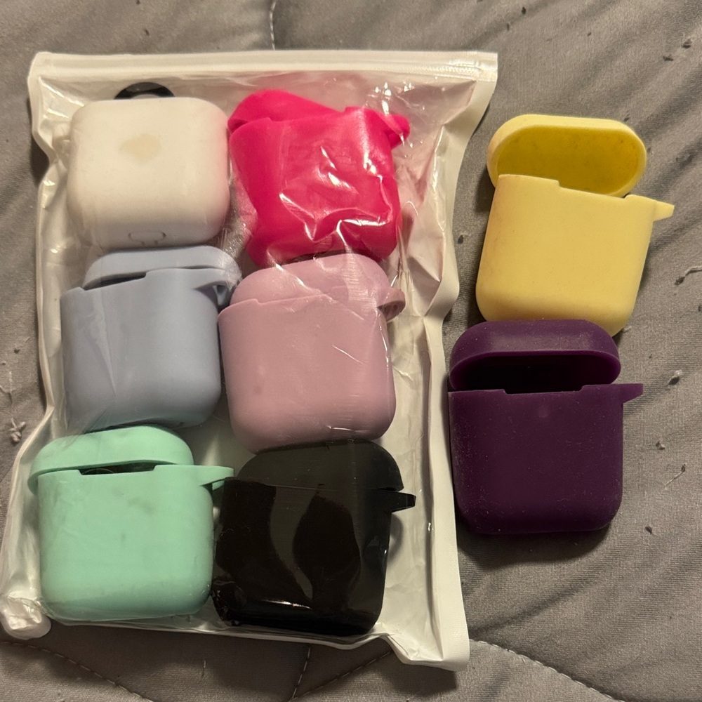 Colorful Silicone AirPod cases